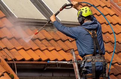 Démoussage et hydrofuge de toiture à Sombrun